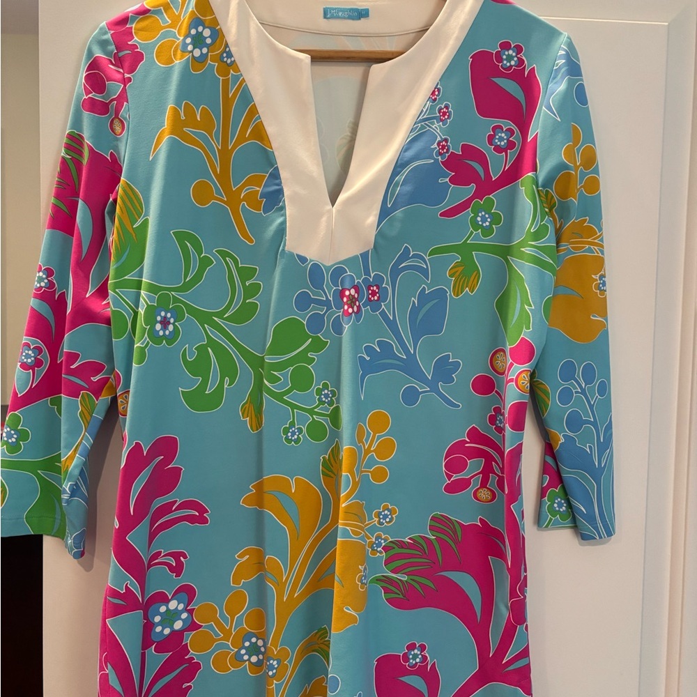 J. McLaughlin Colorful Floral Women's Tunic